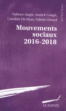 Couverture du produit · Mouvements sociaux 2016-2018
