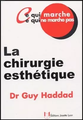 Couverture du produit · La chirurgie esthétique