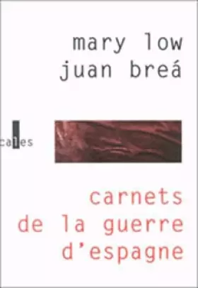 Couverture du produit · Carnets de la guerre d'Espagne