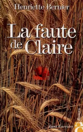 Couverture du produit · La faute de Claire