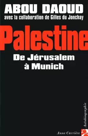 Couverture du produit · Palestine. De Jérusalem à Munich