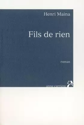 Couverture du produit · Fils de rien