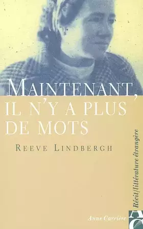 Couverture du produit · Maintenant, il n'y a plus de mots