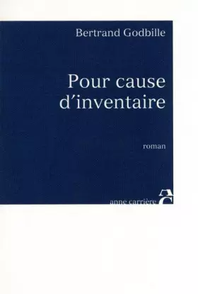 Couverture du produit · Pour cause d'inventaire