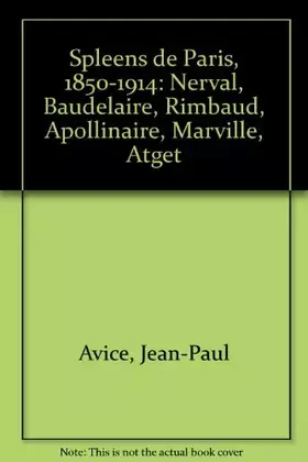 Couverture du produit · Spleen(s) de Paris