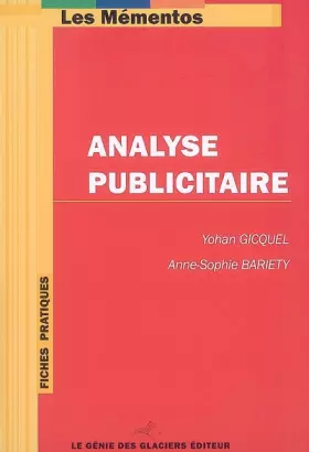 Couverture du produit · L'analyse publicitaire