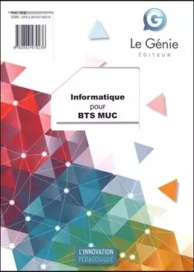 Couverture du produit · Informatique pour BTS MUC