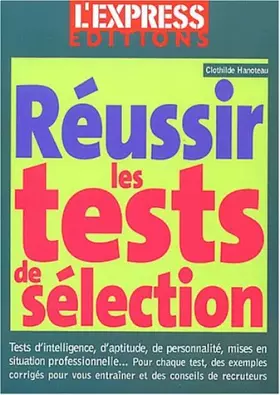 Couverture du produit · Les Tests de recrutement