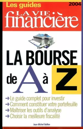 Couverture du produit · La Bourse de A à Z