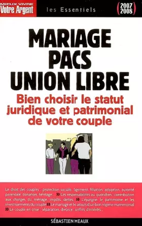 Couverture du produit · MARIAGE PACS UNION LIBRE