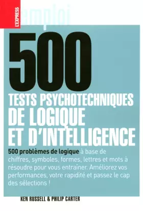 Couverture du produit · 500 tests psychotechiques de logique et d'intelligence