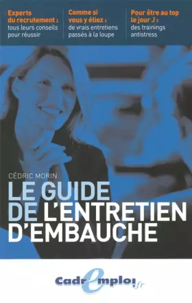Couverture du produit · LE GUIDE D'ENTRETIEN D'EMBAUCHE