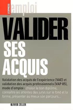 Couverture du produit · VALIDER SES ACQUIS