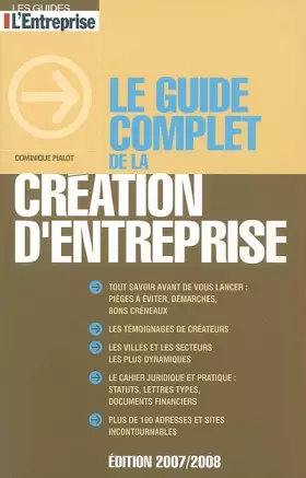 Couverture du produit · Le guide complet de la création d'entreprise