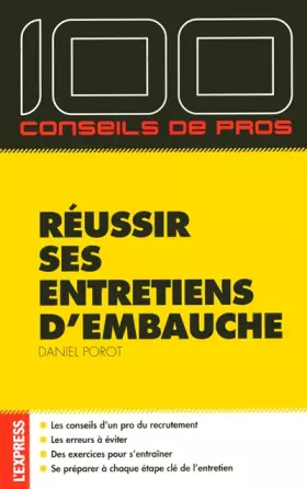 Couverture du produit · REUSSIR SES ENTRETIENS D'EMBAUCHE