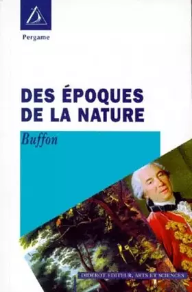 Couverture du produit · Des époques de la nature