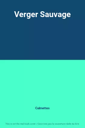 Couverture du produit · Verger Sauvage