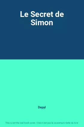 Couverture du produit · Le Secret de Simon