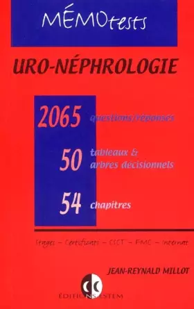 Couverture du produit · Uro-Nephrologie