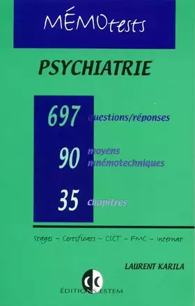 Couverture du produit · Psychiatrie