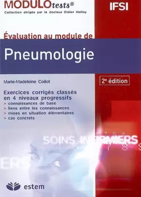 Couverture du produit · Pneumologie - Modulotests