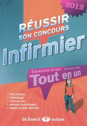 Couverture du produit · Réussir son concours infirmier 2012