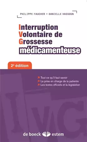 Couverture du produit · IVG médicamenteuse