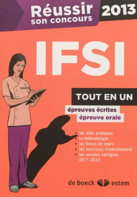 Couverture du produit · Réussir son concours IFSI 2013