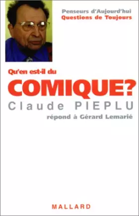 Couverture du produit · Qu'en est il du comique ?