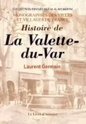 Couverture du produit · Histoire de la Valette-du-Var