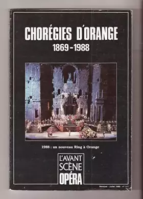 Couverture du produit · Chorégies d'Orange