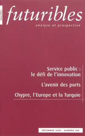 Couverture du produit · Service public : le défi de l'innovation