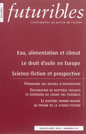 Couverture du produit · Eau, Alimentation et Climat
