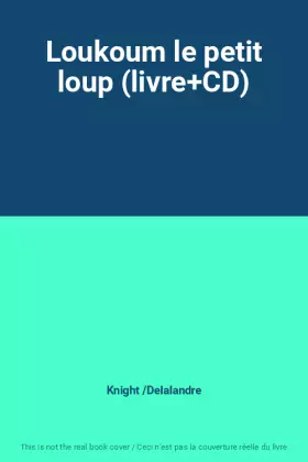 Couverture du produit · Loukoum le petit loup (livre+CD)