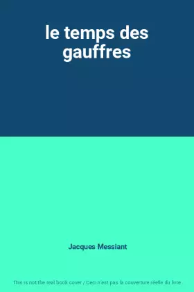 Couverture du produit · le temps des gauffres