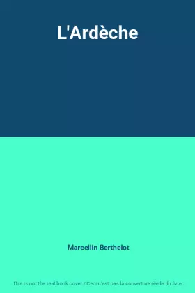 Couverture du produit · L'Ardèche