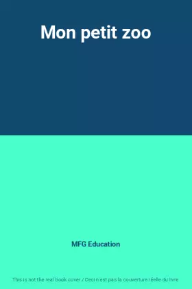 Couverture du produit · Mon petit zoo