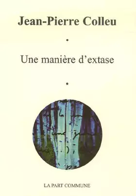 Couverture du produit · Une manière d'extase