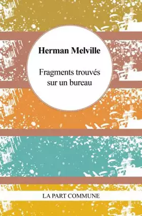 Couverture du produit · Fragments trouvés sur un bureau