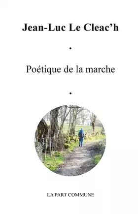 Couverture du produit · Poétique de la marche