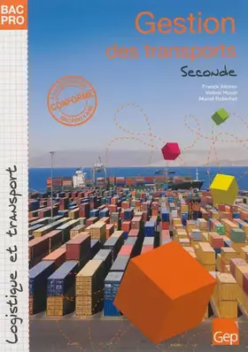 Couverture du produit · Gestion des transports 2e Bac pro