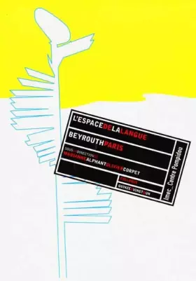 Couverture du produit · L'espace de la langue