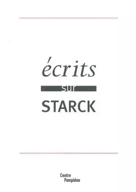 Couverture du produit · Ecrits sur Starck