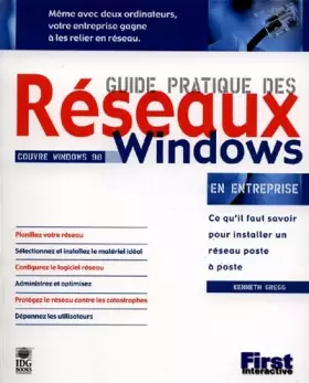 Couverture du produit · Guide pratique des réseaux Windows