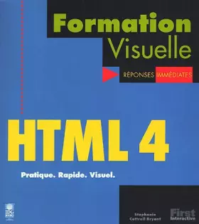 Couverture du produit · HTML 4, Formation visuelle