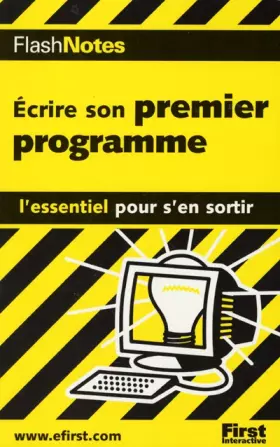 Couverture du produit · Ecrire son premier programme
