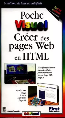 Couverture du produit · Créer des pages Web en HTML
