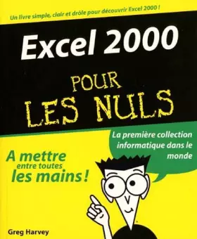 Couverture du produit · Excel 2000 pour les nuls