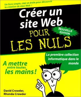 Couverture du produit · Créer un site Web pour les nuls