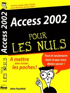 Couverture du produit · Access 2002